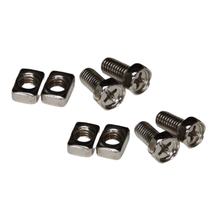 Ersatz Schrauben / Klemmen IONI M5 Batterieschrauben 4 Schrauben + 4 Muttern, 5mm für Rollerbatterie / Motorradbatterie