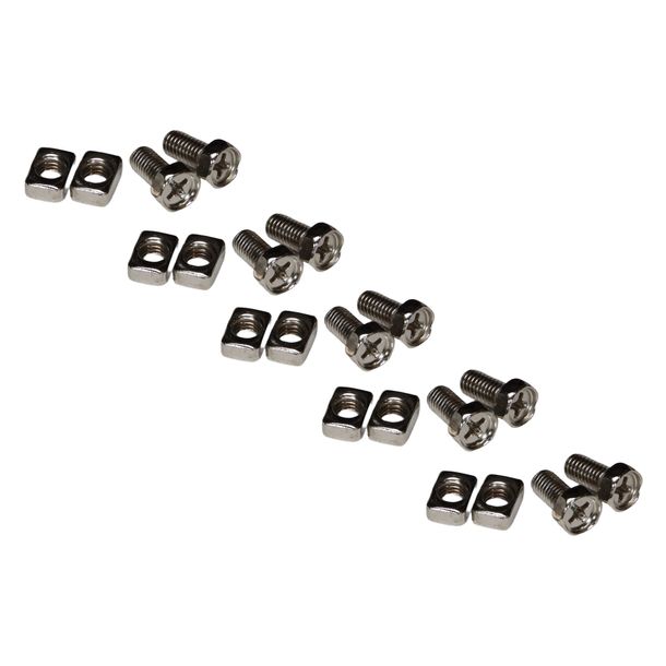 Tornillos / Abrazaderas de Repuesto IONI M5 Tornillos de Batería 10 Tornillos + 10 Tuercas, 5mm para Batería de Scooter / Batería de Motocicleta