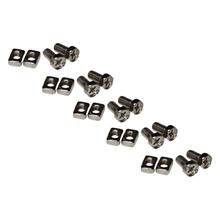 Ersatz Schrauben / Klemmen IONI M5 Batterieschrauben 10 Schrauben + 10 Muttern, 5mm für Rollerbatterie / Motorradbatterie