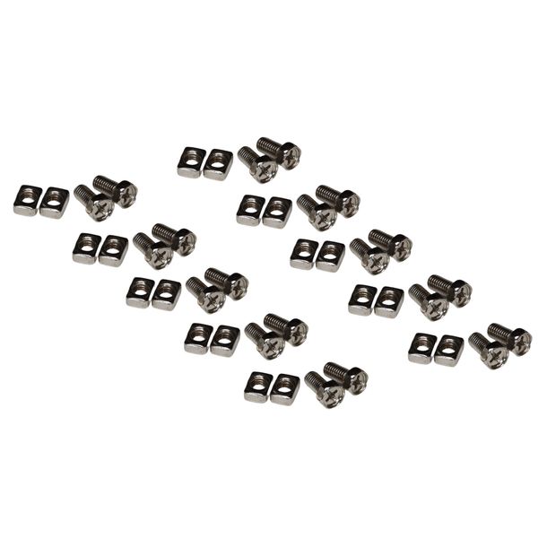 Ersatz Schrauben / Klemmen IONI M5 Batterieschrauben 20 Schrauben + 20 Muttern, 5mm für Rollerbatterie / Motorradbatterie