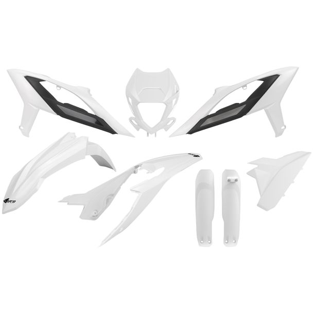 Verkleidungskit UFO PLAST 8-teilig Verkleidungssatz Kunststoff mit Gabelschutz für Beta RR Enduro Racing EFI 250 - 450 ccm Bj. 2023 - 2024