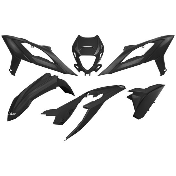 Kit de carenado UFO PLAST 6 piezas. Juego de carenado de plástico
