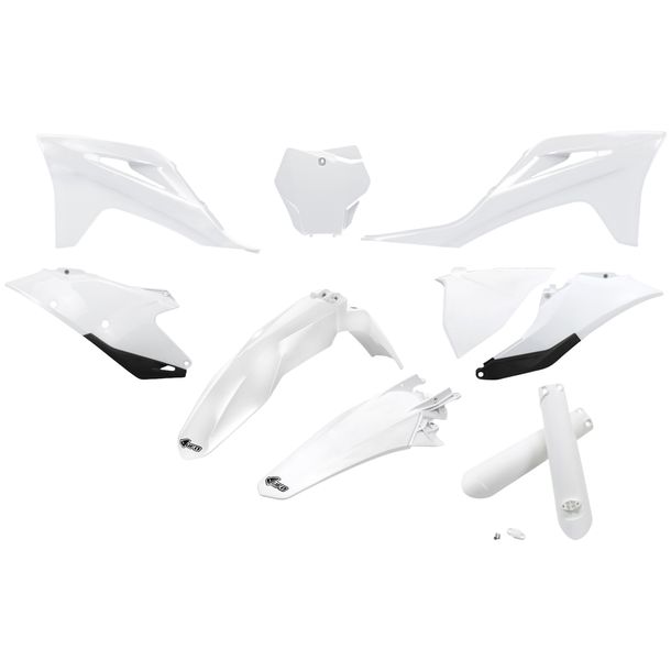 Verkleidungskit UFO PLAST 10-teilig Verkleidungssatz Kunststoff mit Gabelschutz für Gas EX F 250 - 450 ccm Bj. 2021 - 2023