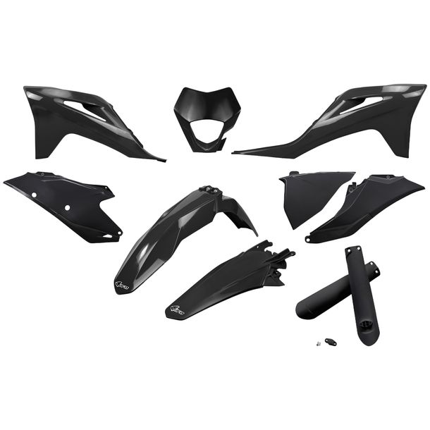 Verkleidungskit UFO PLAST 10-teilig Verkleidungssatz Kunststoff mit Gabelschutz für Gas EC F 250 - 350 ccm Bj. 2021 - 2023