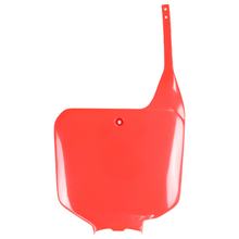 Startnummerntafel UFO PLAST Verkleidung Frontnummerntafel für Honda CR R 125 - 500 ccm Bj. 1995 - 2001