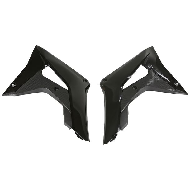Cubrecolín UFO PLAST 2 piezas, tapa para radiador Honda CRF R RX 250 / 450 ccm Año 2017 - 2021