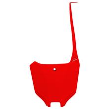 Race Number Plate UFO PLAST Fairing Front Number Plate for Honda CRF R X RX 250 / 450 ccm Year 2021 - 2026
