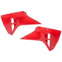 Carenado de radiador UFO PLAST 2 piezas. Cubierta para radiador Honda CRF R X RX 250 / 450 ccm Año 2021 - 2024