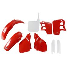 Kit de carénage UFO PLAST 9 pièces, ensemble de carénage en plastique avec protection de fourche pour Honda CR R 500 ccm Année de fabrication 1989 - 1990