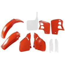 Kit de carénage UFO PLAST 9 pièces, ensemble de carénage en plastique avec protection de fourche pour Honda CR R 500 ccm Année de fabrication 1989 - 1990