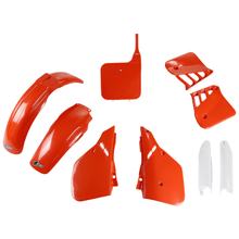 Kit de carénage UFO PLAST 9 pièces, ensemble de carénage en plastique avec protection de fourche pour Honda CR R 250 ccm Année de fabrication 1987