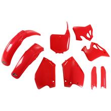 Kit de carenado UFO PLAST 9 piezas. Juego de carenado de plástico con protección para horquillas para Honda CR R 125 ccm Año de Fabricación 1995 - 1997