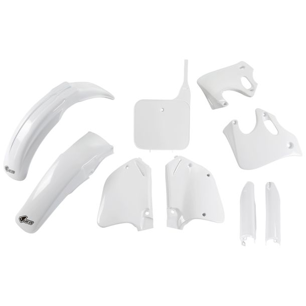 UFO PLAST 9-piece Fairing Kit Plastic fairing set with fork protectors for Honda CR R 125 / 250 ccm Year 1992 - 1994