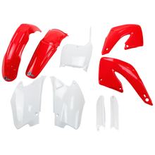 Verkleidungskit UFO PLAST 9-teilig Verkleidungssatz Kunststoff mit Gabelschutz für Honda CR R 125 / 250 ccm Bj. 2000 - 2001