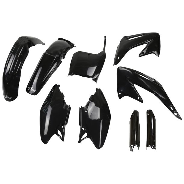 UFO PLAST 9-piece Fairing Kit Plastic fairing set with fork protectors for Honda CR R 125 / 250 ccm Year 2002 - 2003