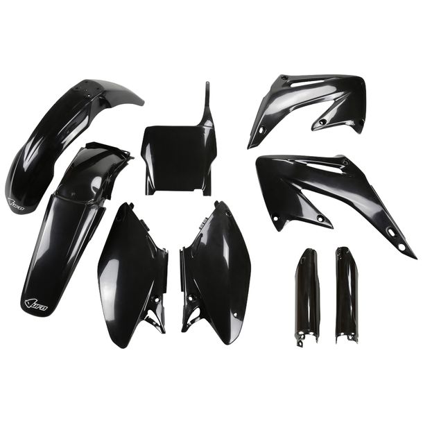 UFO PLAST 9-piece Fairing Kit Plastic fairing set with fork protectors for Honda CR R 125 / 250 ccm Year 2004