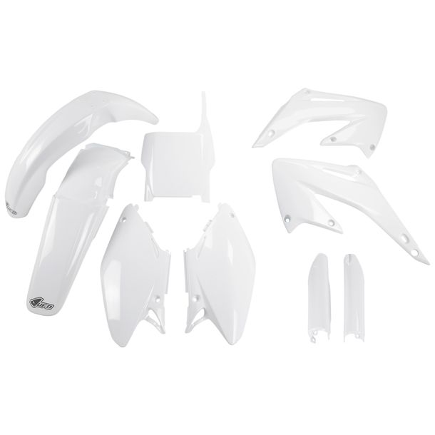 UFO PLAST 9-piece Fairing Kit Plastic fairing set with fork protectors for Honda CR R 125 / 250 ccm Year 2004