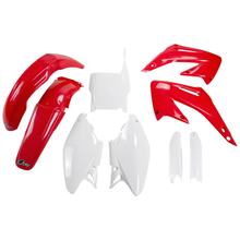 UFO PLAST Verkleidungkit 9-delig Verkleidingsset Kunststof met vorkbeschermers voor Honda CR R 125 / 250 ccm Baujahr 2005 - 2007