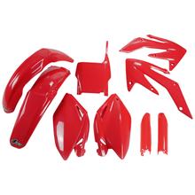 UFO PLAST 9-delige Verkleidingskit Kunststof verkleidingsset met vorkbescherming voor Honda CRF R 250 ccm Bj. 2004 - 2005