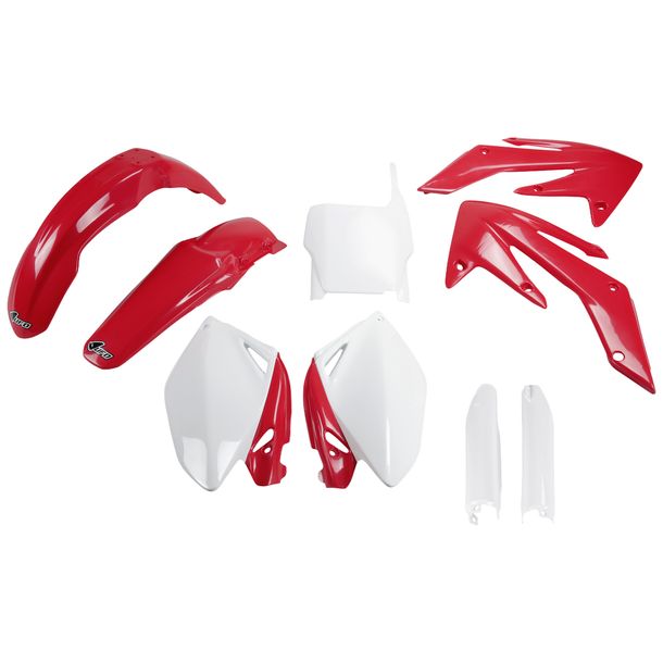 Verkleidungskit UFO PLAST 9-teilig Verkleidungssatz Kunststoff mit Gabelschutz für Honda CRF R 250 ccm Bj. 2006 - 2007