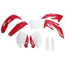 Sada dílů opláštění UFO PLAST 9-dílná, plastová sada opláštění s kryty vidlic pro Honda CRF R 250 ccm Bj. 2006 - 2007