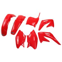 Kompletní sada plastových dílů UFO PLAST 7-dílná, sada krytů pro Honda CRF R 450 ccm Bj. 2002 - 2003