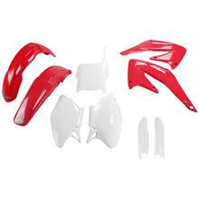 Sada oplastování UFO PLAST 9-dílná, kompletní sada oplastování z plastu s krytem vidlice pro Honda CRF R 450 ccm Bj. 2004