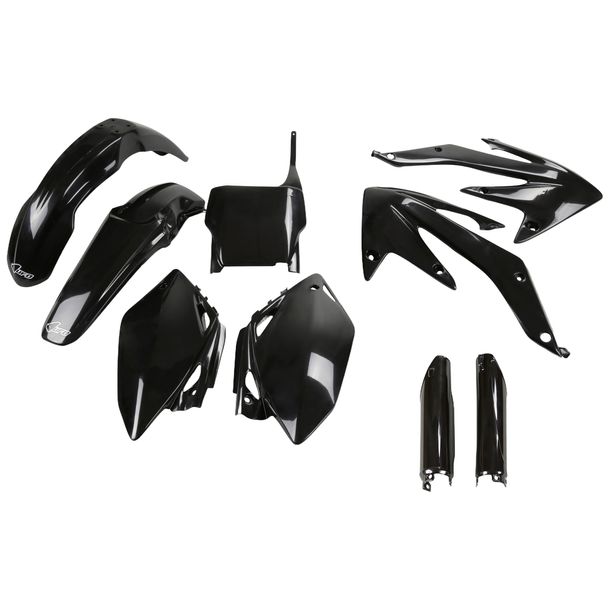 Verkleidungskit UFO PLAST 9-teilig Verkleidungssatz Kunststoff mit Gabelschutz für Honda CRF R 450 ccm Bj. 2005 - 2006