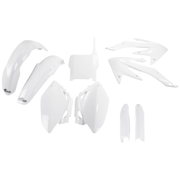 Kit completo carenatura UFO PLAST 9 pezzi. Set di carenature in plastica con paracolla per Honda CRF R 450 ccm Anno di fabbricazione 2005 - 2006