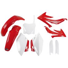 Kit de carénage UFO PLAST 9 pièces, jeu de carénages en plastique avec protège-fourche pour Honda CRF R 450 ccm Année de fabrication 2008