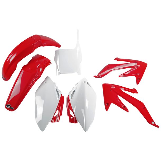Kit de carénage UFO PLAST 7 pièces, jeu de carénage en plastique pour Honda CRF R 450 ccm Année de fabrication 2007