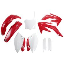 Kompletní sada plastových dílů UFO PLAST 9-dílná, včetně krytu vidlice pro Honda CRF R 250 ccm, ročníky výroby 2008 - 2009