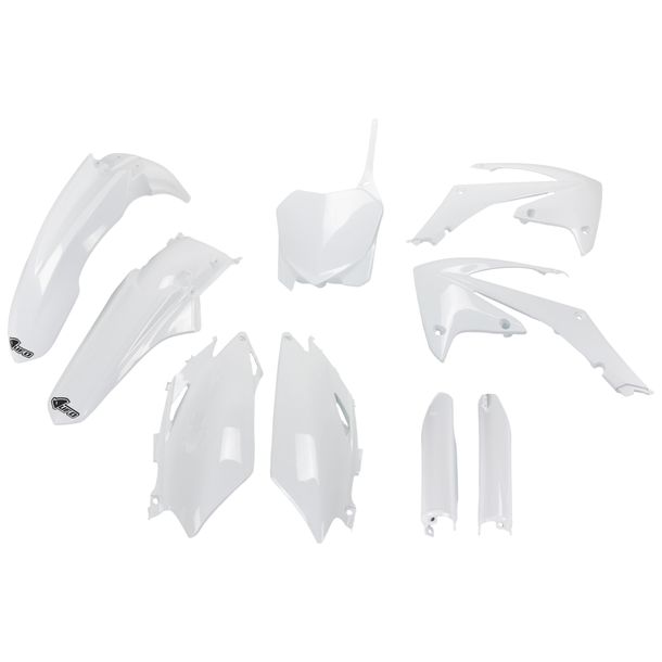 UFO PLAST 9-piece Fairing Kit Plastic fairing set with fork protectors for Honda CRF R 250 / 450 ccm Year 2011 - 2013