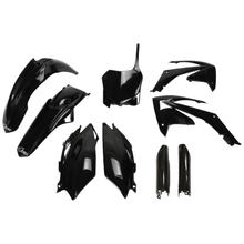 UFO PLAST kuipkit 9-delig Kuipsest kunststof met vorkbescherming voor Honda CRF R 250 / 450 ccm Bj. 2011 - 2013