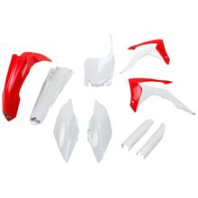 Bekledingskit UFO PLAST 9-delig Bekledingsset Kunststof met vorkbescherming voor Honda CRF R 250 / 450 ccm Bj. 2013 - 2017