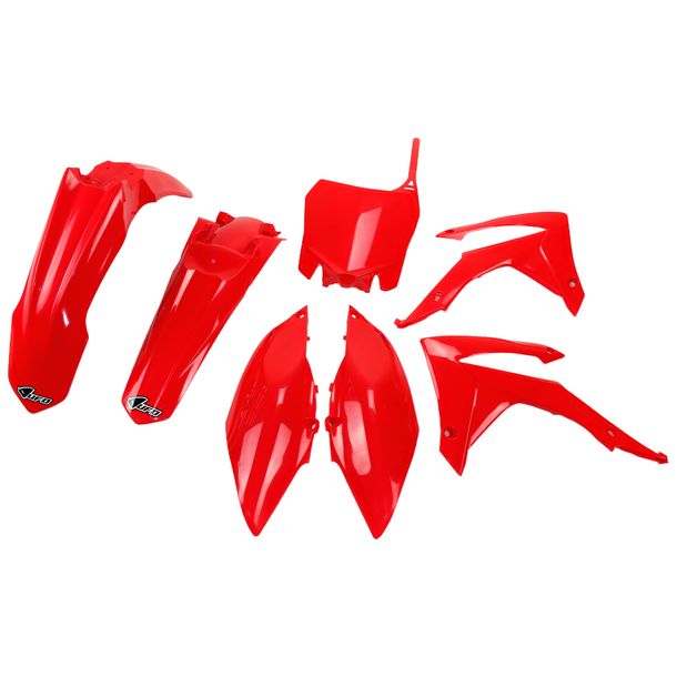 Kit de carénage UFO PLAST 7 pièces, jeu de carénage en plastique pour Honda CRF R 250 / 450 ccm Année de fabrication 2013 - 2017