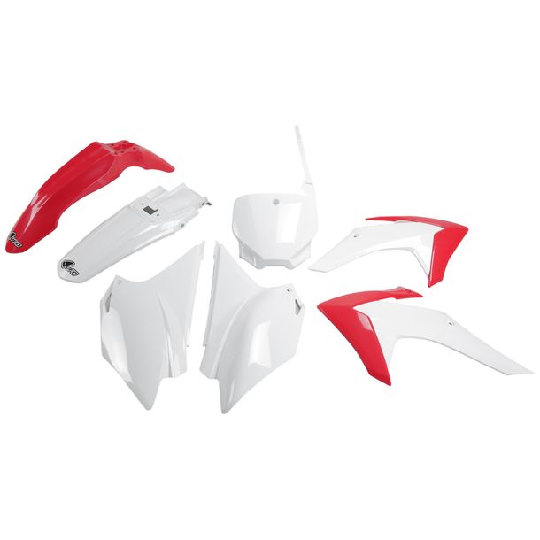 Kåpset UFO PLAST 7-delars kåpsats plast för Honda CRF F 230 ccm Årsmodell 2015 - 2019