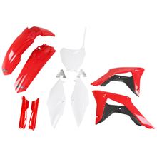 Kit opláštění UFO PLAST 9-dílná sada opláštění z plastu s krytem vidlic pro Honda CRF R RX 250 / 450 ccm Bj. 2017 - 2021