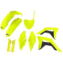 Kit opláštění UFO PLAST 9-dílná sada opláštění z plastu s krytem vidlic pro Honda CRF R RX 250 / 450 ccm Bj. 2017 - 2021