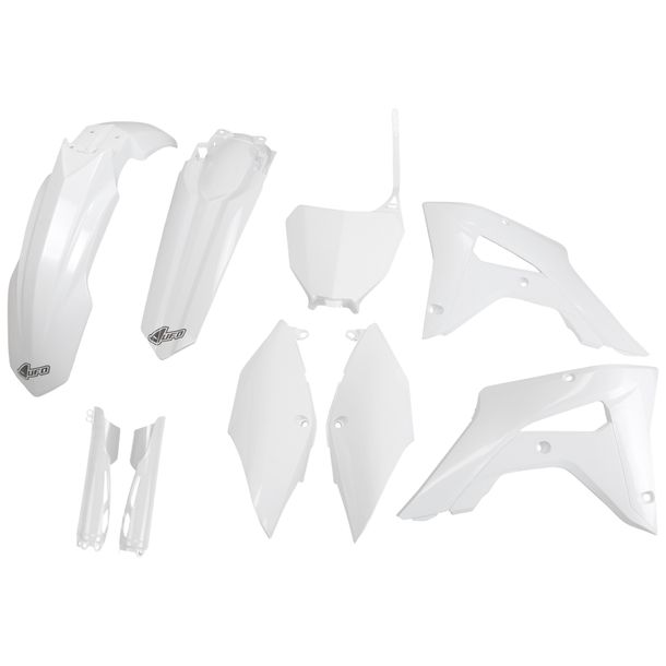 Verkleidungskit UFO PLAST 9-teilig Verkleidungssatz Kunststoff mit Gabelschutz für Honda CRF R X RX 250 / 450 ccm Bj. 2017 - 2021