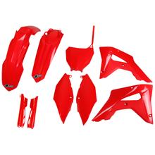 Kit de carenado UFO PLAST 9 piezas. Juego de carenado de plástico con protección de horquilla para Honda CRF R X RX 250 / 450 ccm Año de fabric. 2017 - 2021