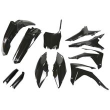 Kit de carenado UFO PLAST 11 piezas. Set de carenado de plástico con protección para horquilla para Honda CRF R 250 / 450 ccm Año de fabricación 2013 - 2017