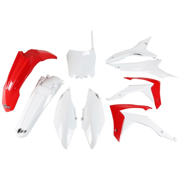 Klädkitt UFO PLAST 9-delars kåpsats plast för Honda CRF R 250 / 450 ccm Årsm. 2013 - 2017