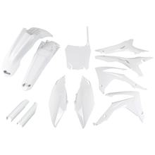 Kit de carenado UFO PLAST 11 piezas. Juego de carenado de plástico con protección para horquillas para Honda CRF R 250 / 450 ccm Año de fabricación 2013 - 2017