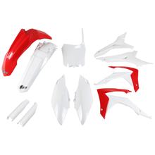 Kit de carenado UFO PLAST 11 piezas. Juego de carenado de plástico con protección para horquillas para Honda CRF R 250 / 450 ccm Año de fabricación 2013 - 2017