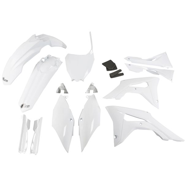 Kit de carenado UFO PLAST 11 piezas. Juego de carenado de plástico con protector de horquillas para Honda CRF R RX 250 / 450 ccm Año 2017 - 2021