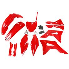 Sada plastových dílů karoserie UFO PLAST 11-dílná, sada krytů z plastu s krytem vidlic pro Honda CRF R RX 250 / 450 ccm Bj. 2017 - 2021