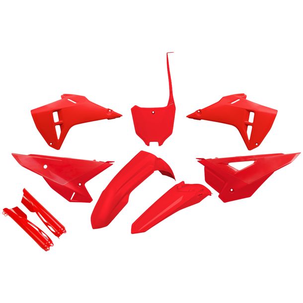 UFO PLAST 9-piece Fairing Kit Plastic Fairing Set with Fork Protectors for Honda CRF R X RX 250 / 450 ccm Year 2025 - 2026