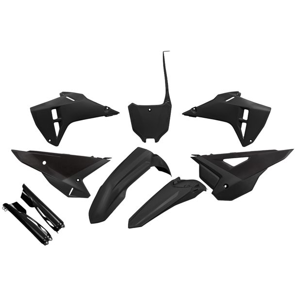 UFO PLAST 9-piece Fairing Kit Plastic fairing set with fork protectors for Honda CRF R X RX 250 / 450 ccm Year 2021 - 2024
