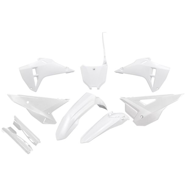 UFO PLAST 9-piece Fairing Kit Plastic fairing set with fork protectors for Honda CRF R X RX 250 / 450 ccm Year 2021 - 2024